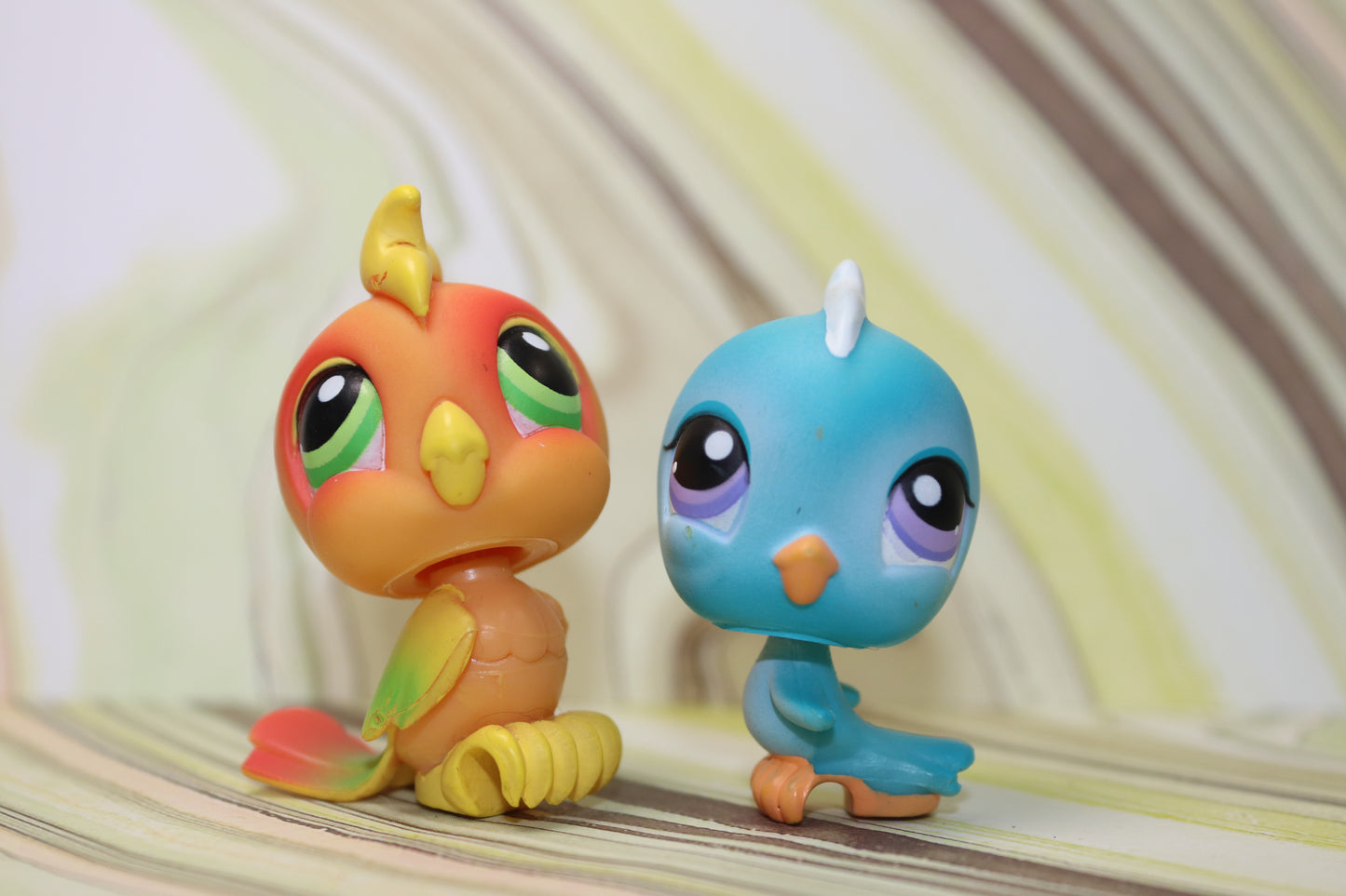 Lps bird bundle cockatoo 120 and parakeet 206