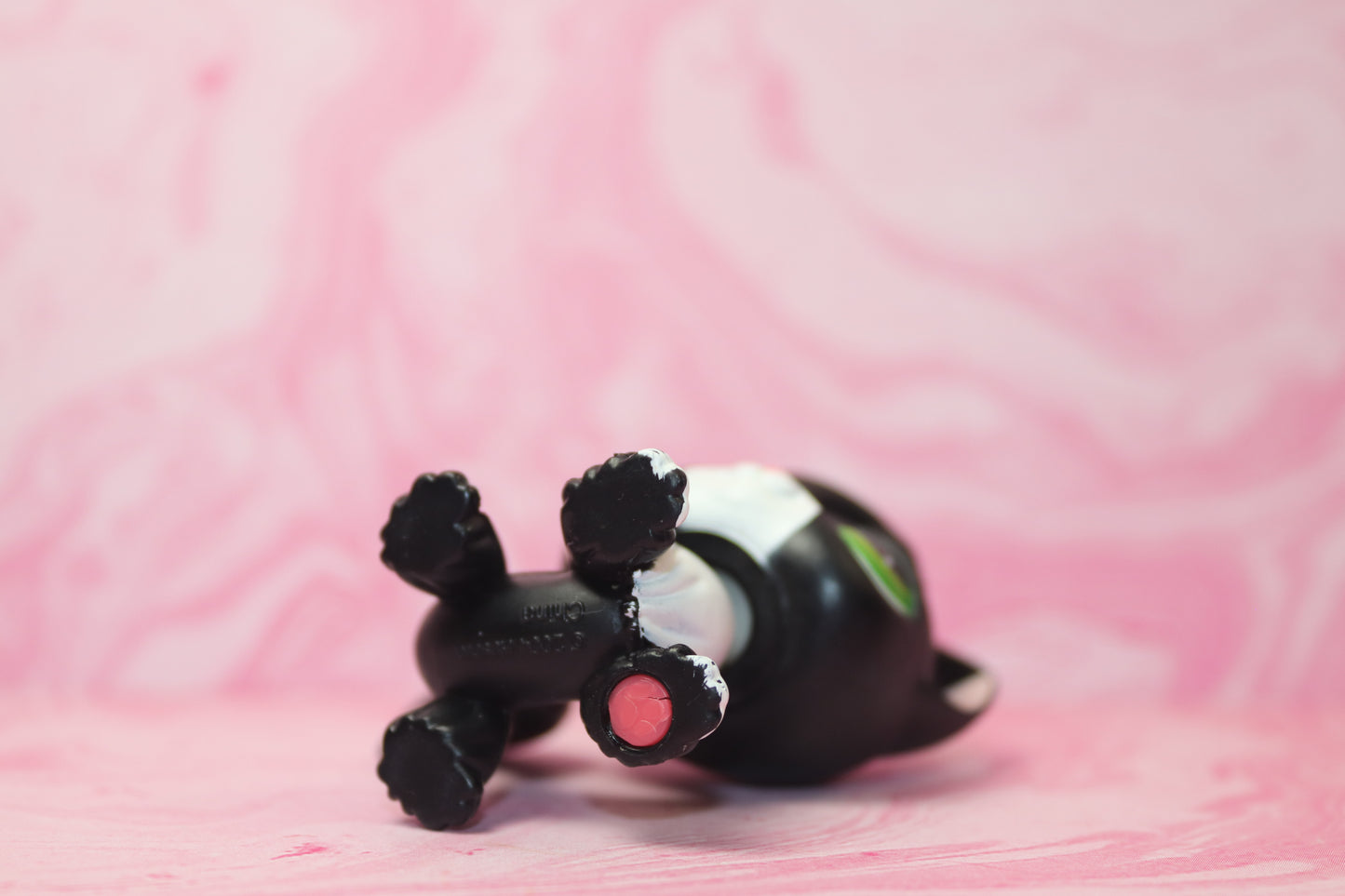 Lps black and white longhair cat 55