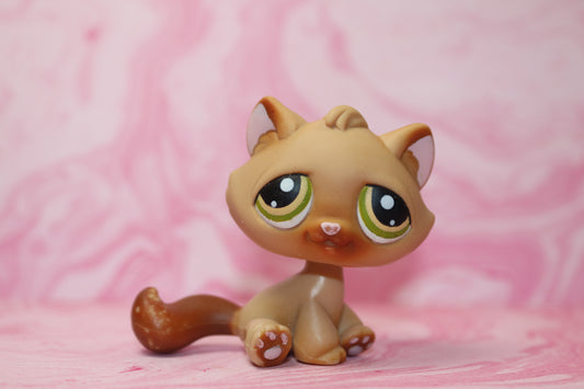 Lps blemished brown bon bon cat 194
