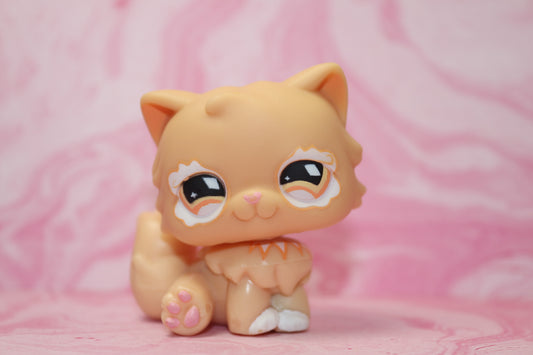 Lps orange persian cat 490