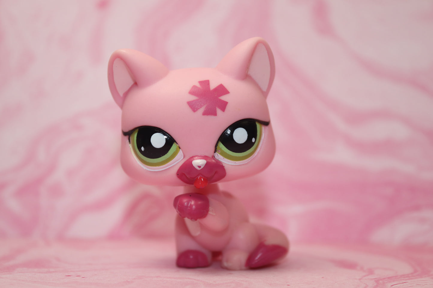 Lps blemished pink licky cat 1846