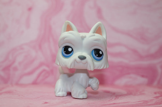 Lps white scottie dog 24