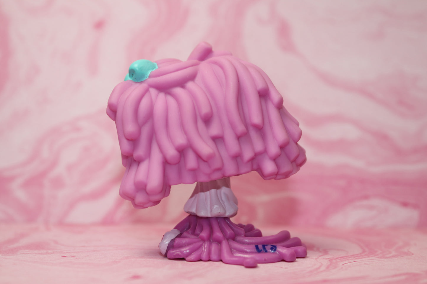 Lps pink komondor mop dog 2487